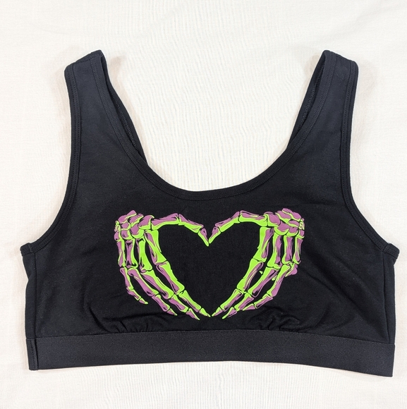 Torrid Skeleton Heart Bralette - Picture 3 of 9